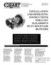 Hazardous Duty Blower Series Operation & Maintenance Manual